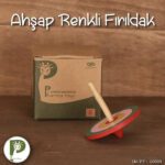 Ahşap Renkli Fırıldak 3