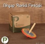 Ahşap Renkli Fırıldak 4
